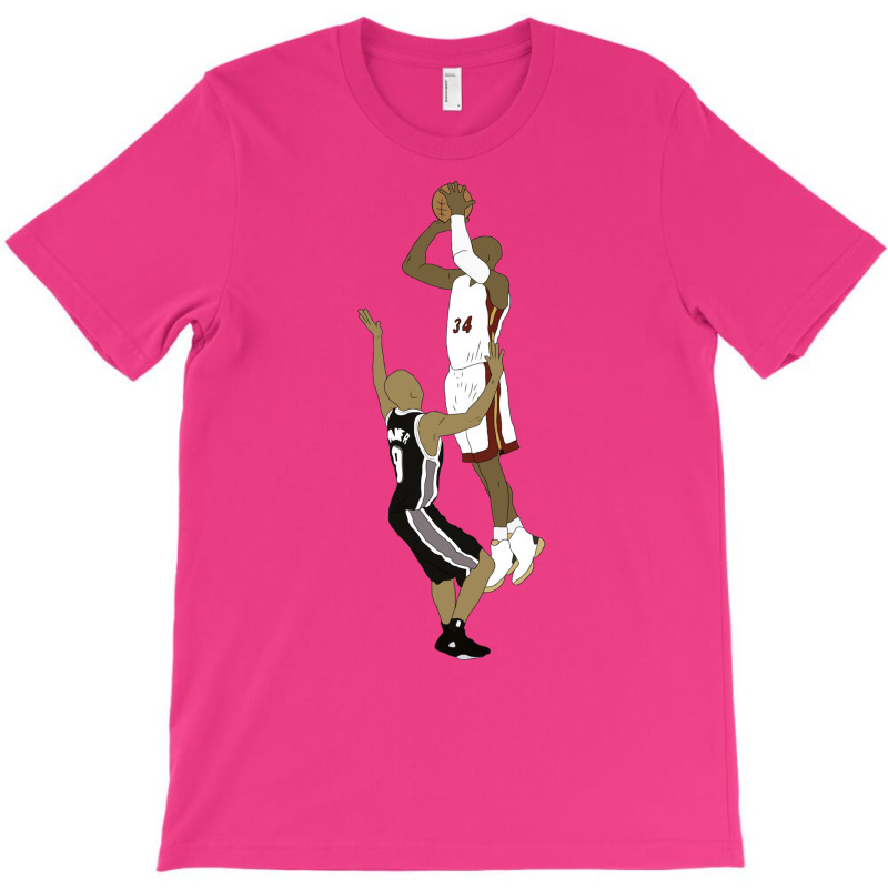 Ray Allen Clutch Shot T-Shirt by alhajiyavanic | Artistshot