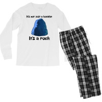 It's Not Just A Boulder... Men's Long Sleeve Pajama Set | Artistshot