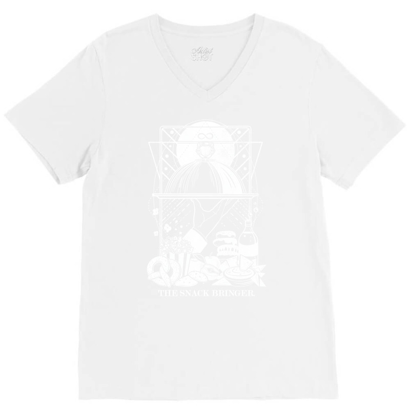 The Snack Bringer Tarot V-Neck Tee by giatastemimaf | Artistshot