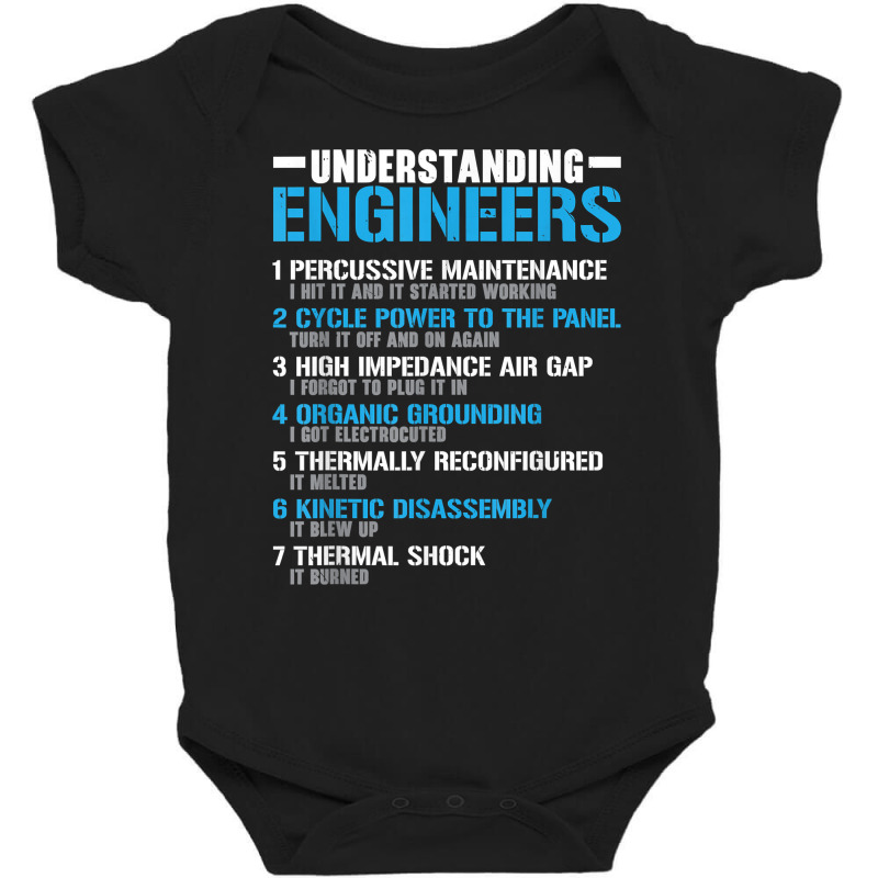 Mens Understanding Engineers Engineering T Shirt Baby Bodysuit by javauxswar | Artistshot