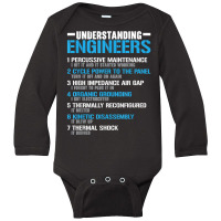 Mens Understanding Engineers Engineering T Shirt Long Sleeve Baby Bodysuit | Artistshot