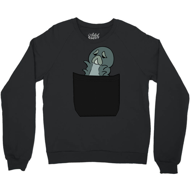 Pocket Grubfather Crewneck Sweatshirt | Artistshot