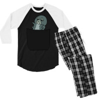 Pocket Grubfather Men's 3/4 Sleeve Pajama Set | Artistshot