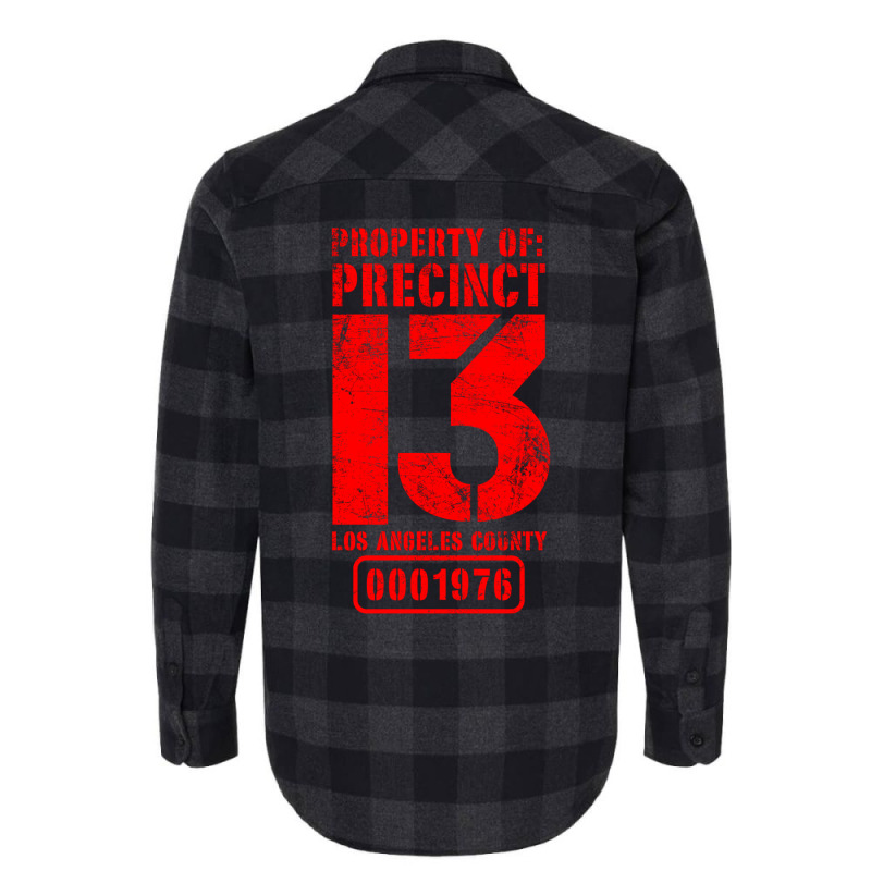 Property Of Precint 13 Flannel Shirt by diumadenguba | Artistshot