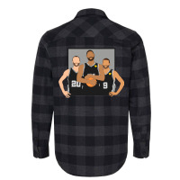 The Spurs Big 3 Flannel Shirt | Artistshot