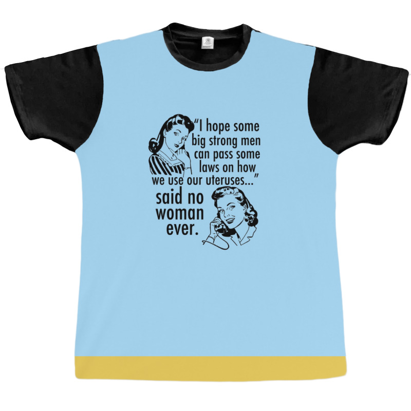 Pro Choice Vintage Humor Cartoon Graphic T-shirt | Artistshot