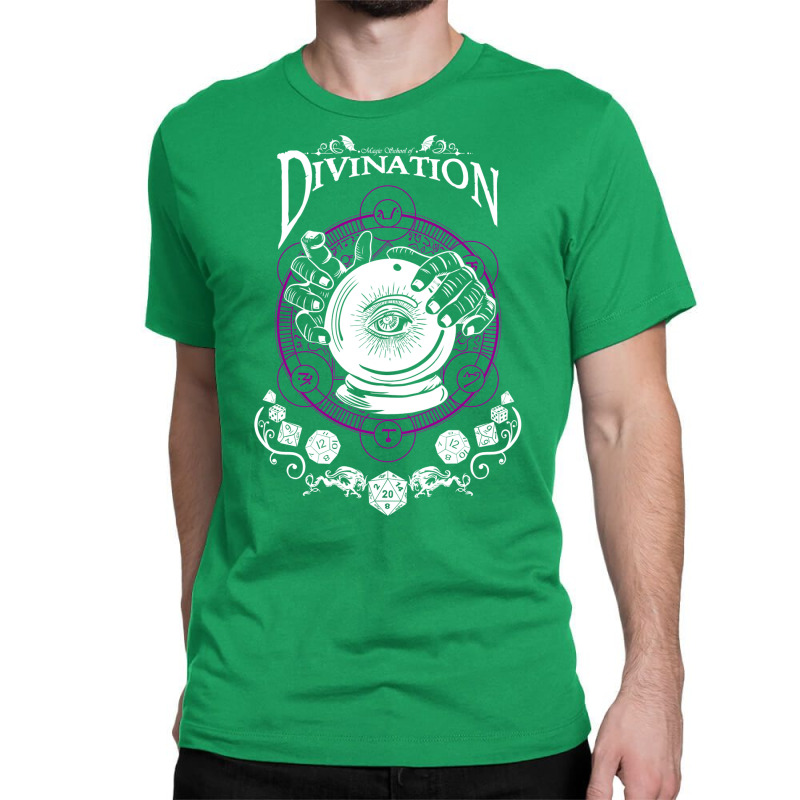 Divination   Rpg Magic School Series  White Classic T-shirt by kurisuwesian | Artistshot