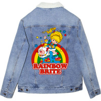 Rainbow Brite Unisex Sherpa-lined Denim Jacket | Artistshot