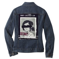 Reagan Ridley Inside Job Top Secret Ladies Denim Jacket | Artistshot