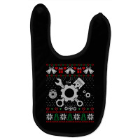 Ugly Car Parts Sweater Car Ugly Sweater Funny Ugly Christmas Long Slee Baby Bibs | Artistshot