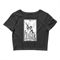 Seven Of Wands   Vii Of Wands   Tarot Card   Major Arcana   Fortune Te Crop Top | Artistshot