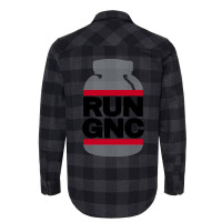 Run Gnc On White Flannel Shirt | Artistshot