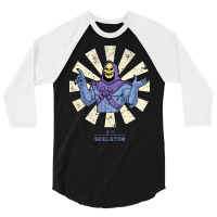 Skeletor Retro Japanese 3/4 Sleeve Shirt | Artistshot