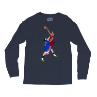 Richard Jefferson Dunk On Klay Thompson Original Long Sleeve Shirts | Artistshot