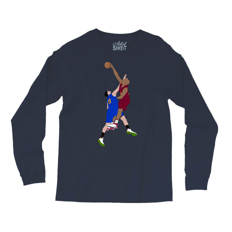 Richard Jefferson Dunk On Klay Thompson Original Long Sleeve Shirts by alhajiyavanic | Artistshot