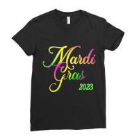 Hot Trend 2023 Cool Mardi Gras Parade New Orleans Party Drinking Ladies Fitted T-shirt | Artistshot