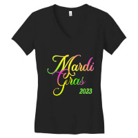 Hot Trend 2023 Cool Mardi Gras Parade New Orleans Party Drinking Women's V-neck T-shirt | Artistshot