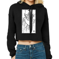 Three Of Swords   Iii Of Swords   Tarot Card   Major Arcana   Fortune Cropped Hoodie | Artistshot