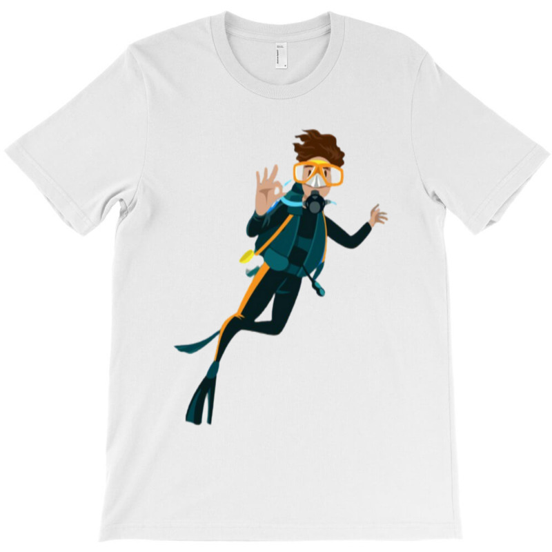 Scuba Diver T-shirt | Artistshot