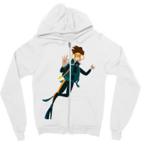 Scuba Diver Zipper Hoodie | Artistshot