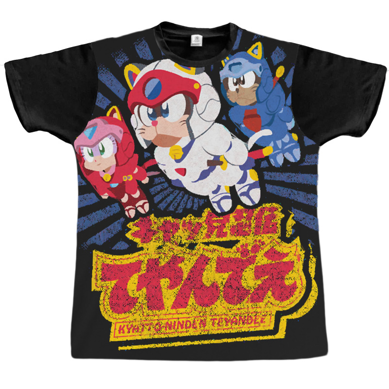 Samurai Pizza Cats Graphic T-shirt | Artistshot