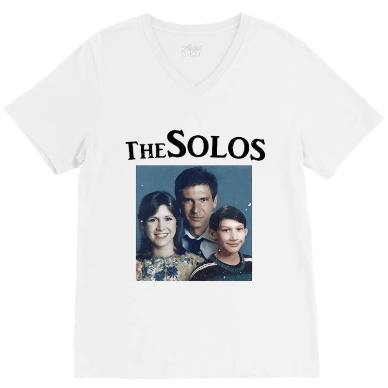 Solo Family Portrait V-neck Tee | Artistshot