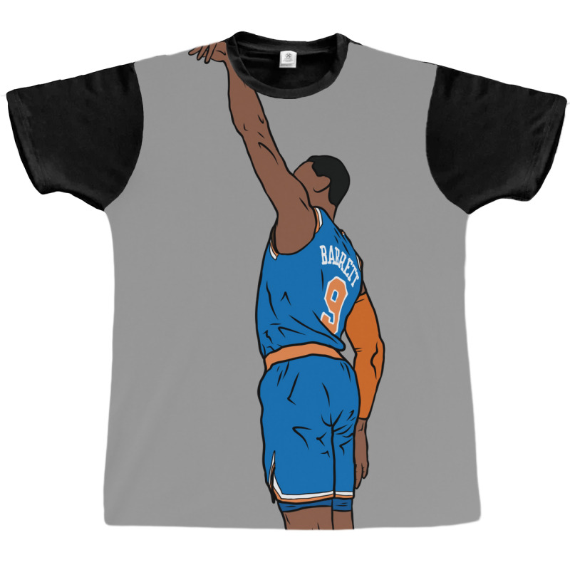 Rj Barrett Holds The Release Graphic T-shirt by alhajiyavanic | Artistshot