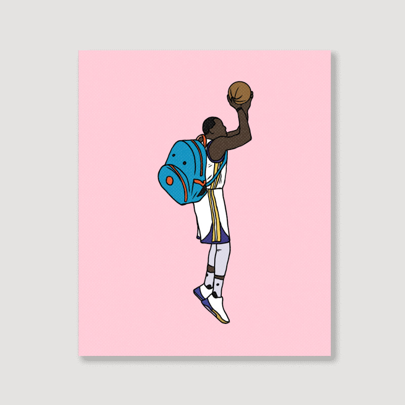 Draymond Green Backpack Jumpshot Portrait Canvas Print By Kurisuwesian ...