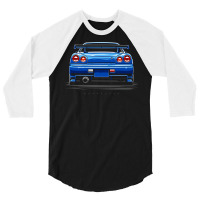 Rear Skyline Gtr 3/4 Sleeve Shirt | Artistshot