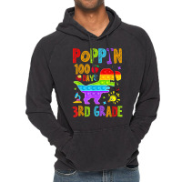 Poppin 100 Days 3rd Grade Dinosaur School Kid Elementary T Shirt Vintage Hoodie | Artistshot