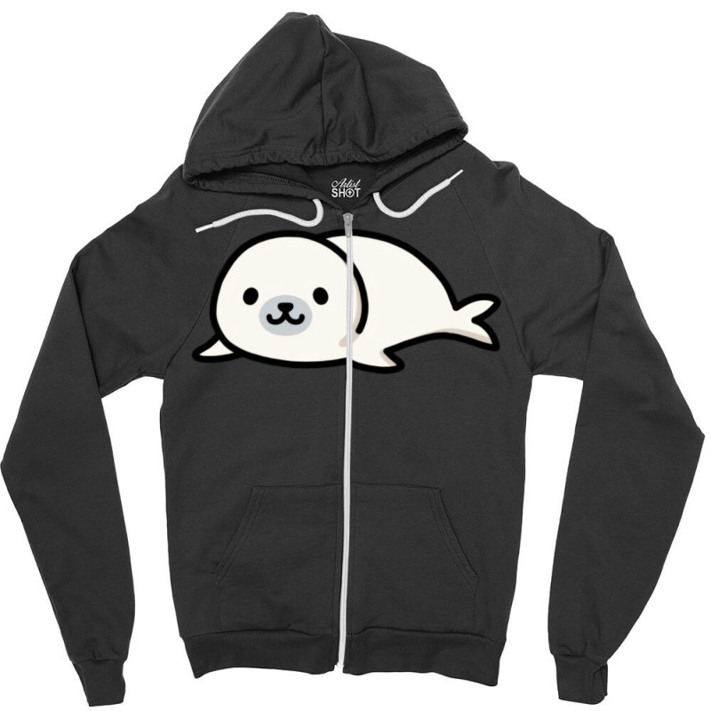 Seal Zipper Hoodie | Artistshot