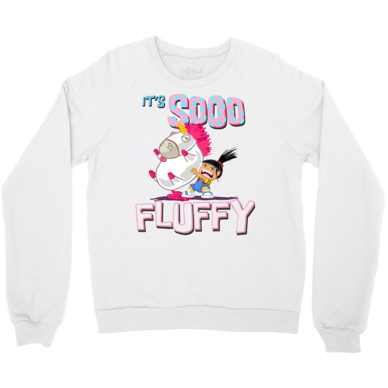 Despicable Me Fluffy Unicorn Crewneck Sweatshirt by njahyuaiit | Artistshot