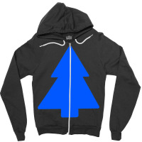 Dipper   Pine Tree Zipper Hoodie | Artistshot