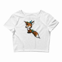 Spirit Fox   Totem Animal Crop Top | Artistshot