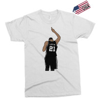 Tim Duncan Pointing Up Exclusive T-shirt | Artistshot