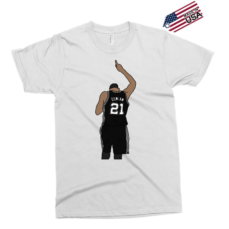 Tim Duncan Pointing Up Exclusive T-shirt by giatastemimaf | Artistshot