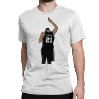 Tim Duncan Pointing Up Classic T-shirt | Artistshot