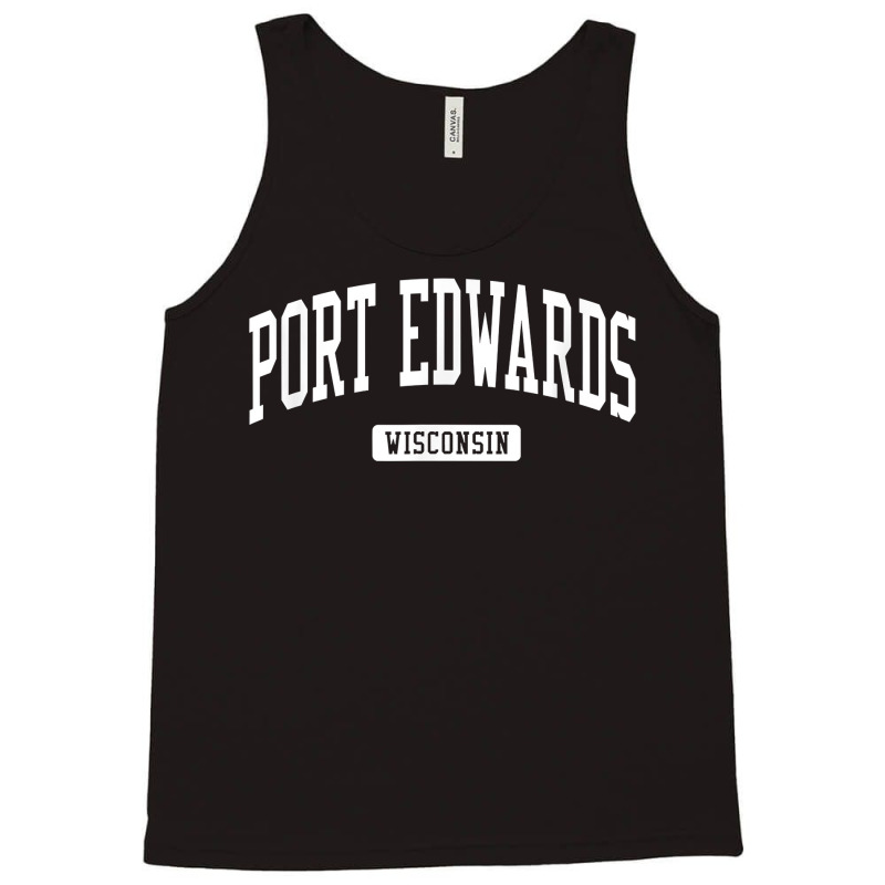 Port Edwards Wisconsin Wi Vintage Athletic Sports Design T Shirt Tank Top | Artistshot