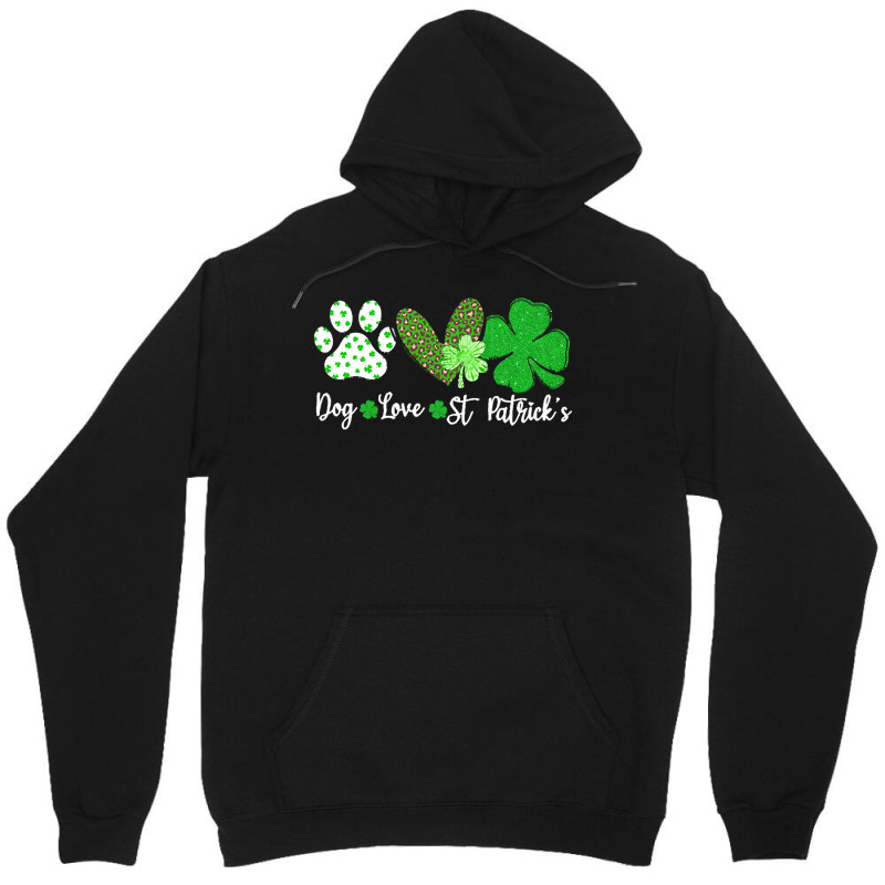 St Paddys Paw Dog Leopard Shenanigans T  Shirt Dog Love St Patricks Da Unisex Hoodie | Artistshot