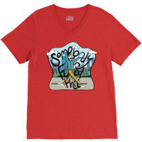 Somebody Feed Phil V-neck Tee | Artistshot