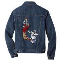 Dwight Clark The Catch Men Denim Jacket | Artistshot