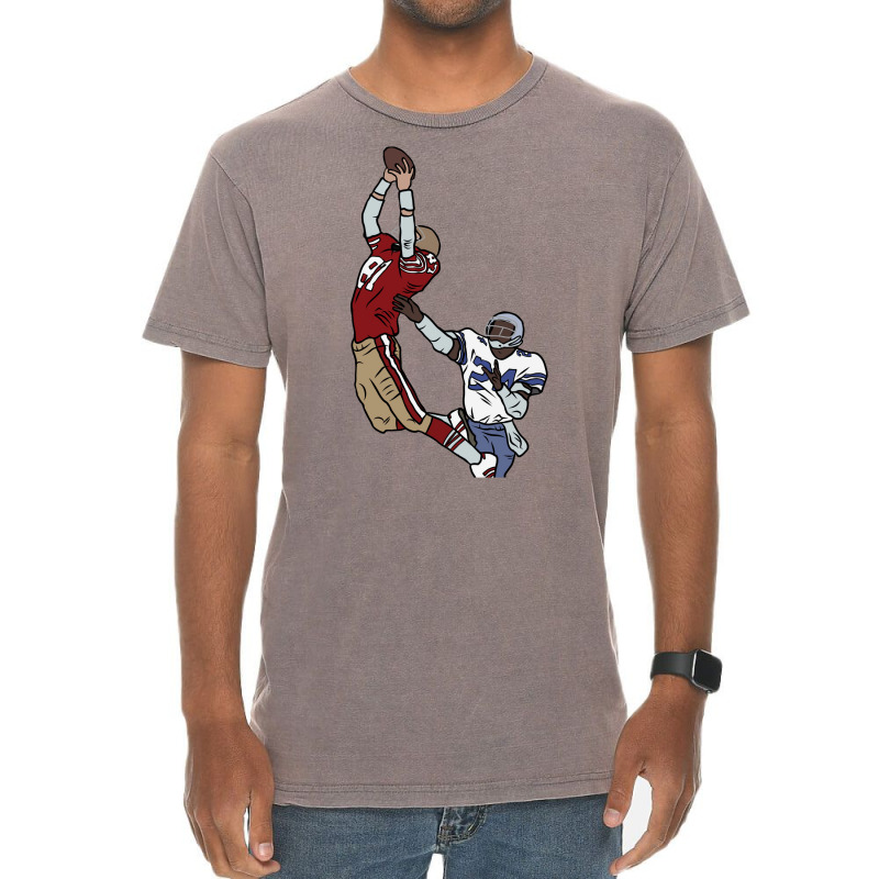 Dwight Clark The Catch Vintage T-shirt | Artistshot