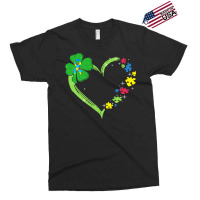 St Patricks Day Autism Awareness Heart T  Shirt Funny Autism St Patric Exclusive T-shirt | Artistshot