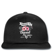 Promoted To Great Squad Est 2023 Floral First Time Squad T Shirt Printed Hat | Artistshot