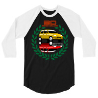 Fiat Cinquecento 30 Years 1 3/4 Sleeve Shirt | Artistshot