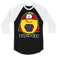 Super Egg   The Egg Superhero 3/4 Sleeve Shirt | Artistshot