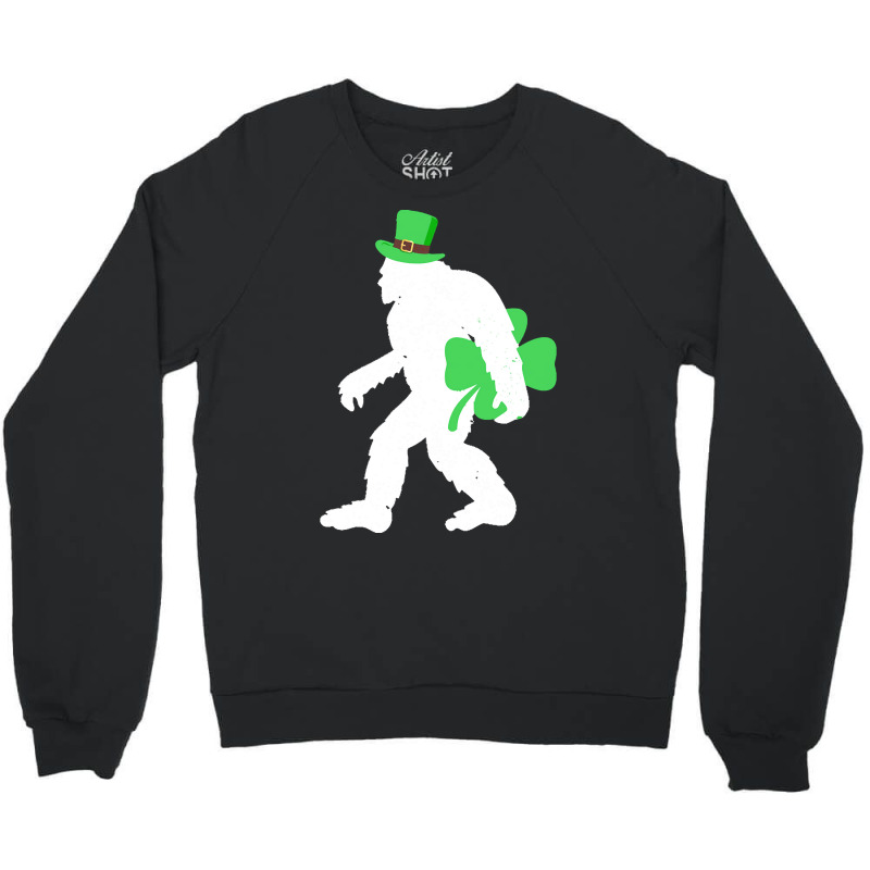 St Patricks Day Bigfoot Clover T  Shirt St Patricks Day Bigfoot Clover Crewneck Sweatshirt | Artistshot