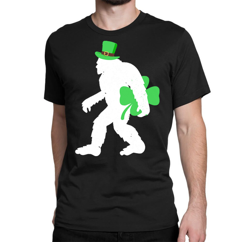 St Patricks Day Bigfoot Clover T  Shirt St Patricks Day Bigfoot Clover Classic T-shirt | Artistshot