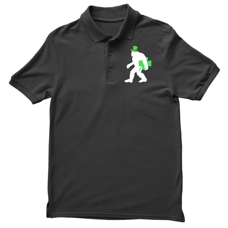 St Patricks Day Bigfoot Clover T  Shirt St Patricks Day Bigfoot Clover Men's Polo Shirt | Artistshot