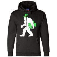 St Patricks Day Bigfoot Clover T  Shirt St Patricks Day Bigfoot Clover Champion Hoodie | Artistshot